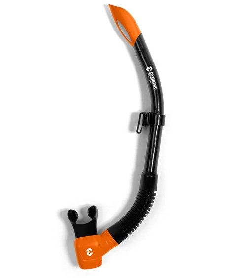 DYNAMIC NORD SNORKEL LX-40 SPLASH TOP BLACK ORANGE - divecampus