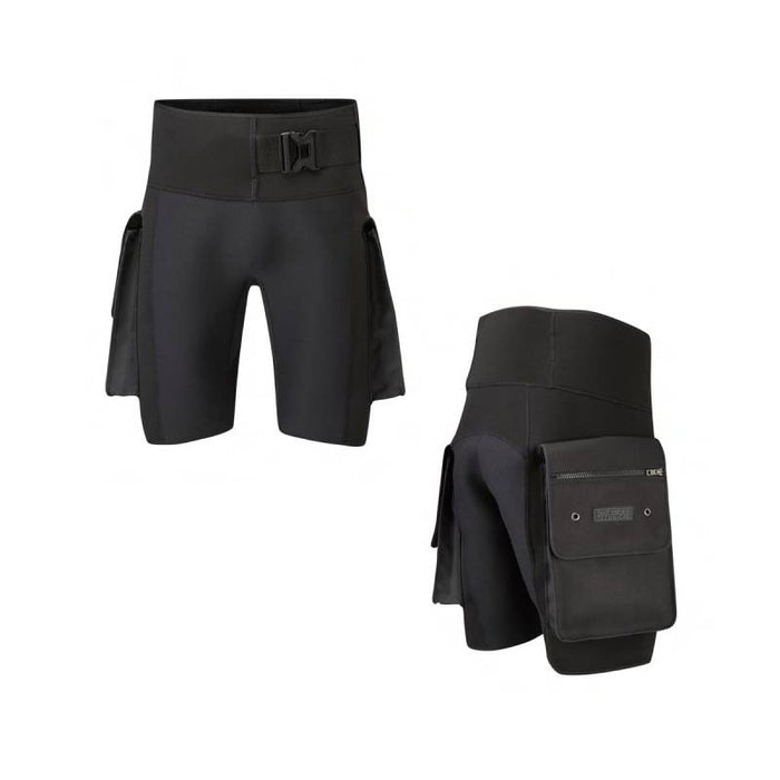 FOURTH ELEMENT TECHNICAL SHORTS BLACK LARGE - divecampus