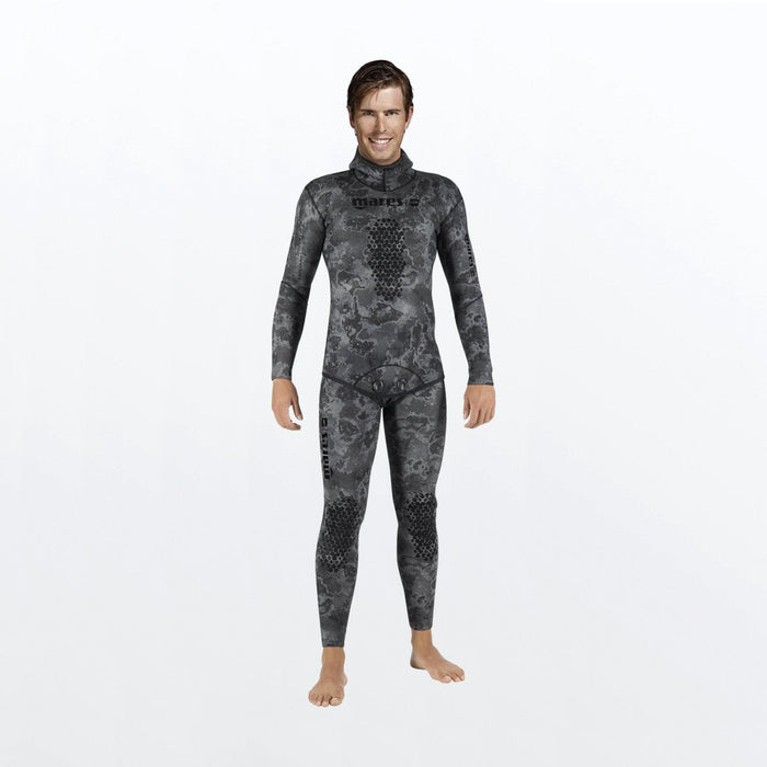 Mares Explorer Camo Freedive Wetsuits, XL, Black - divecampus