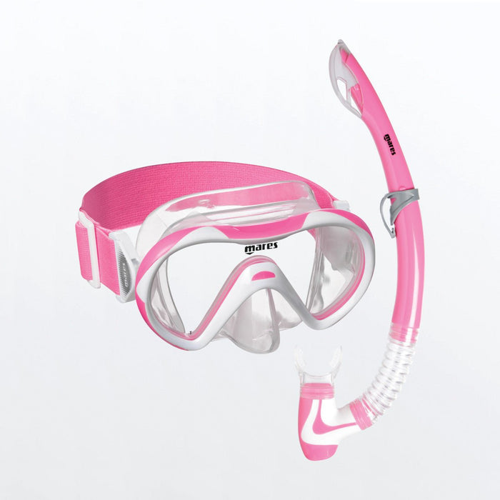Mares Vento Jr Combo Set, Neon Pink - divecampus