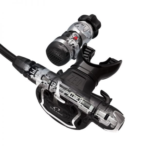 Oceanic Zeo Yoke Regulator, Black - divecampus