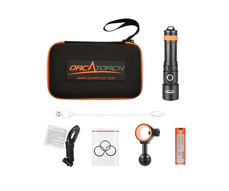 ORCA TORCH D710V NEW VIDEO LIGHT MAX 2000 LUMENS - divecampus