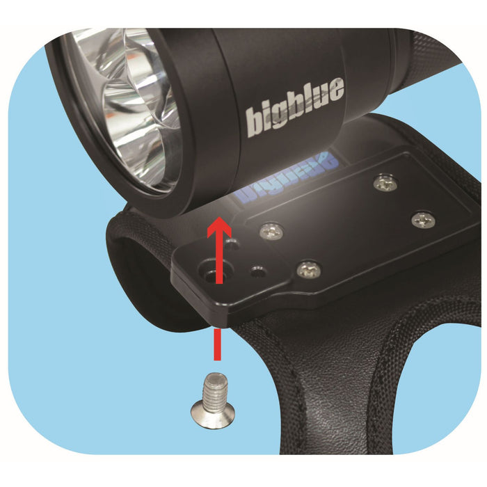 Bigblue 2900 Lumen Narrow-Beam Tech Light (TL2900P) - Glossy Black