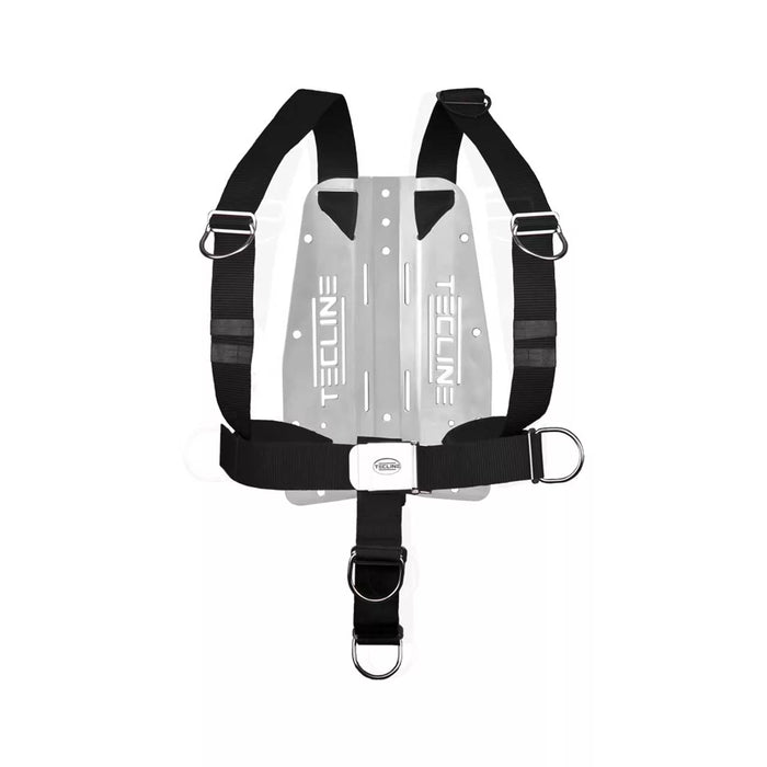 Tecline Harness DIR Standard Webbing – Incl. 3 Mm Aluminum Backplate (Weight 1,35kg)