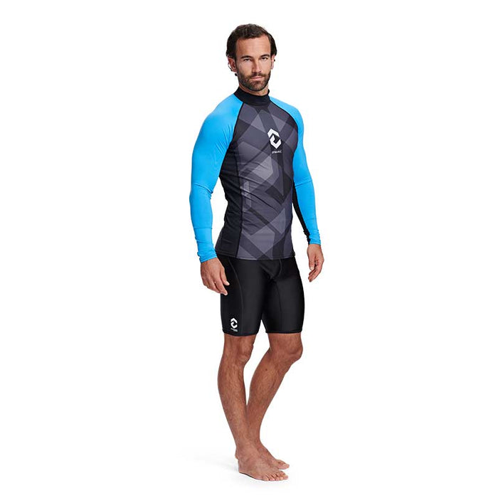 DYNAMIC NORD RG-31 RASHGUARD LONG SLEEVE MEN BLACK/BLUE