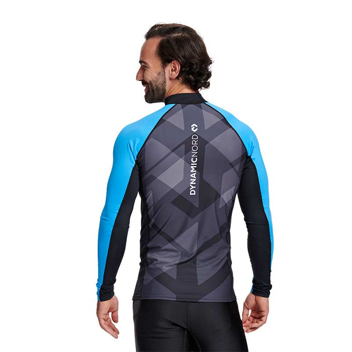 DYNAMIC NORD RG-31 RASHGUARD LONG SLEEVE MEN BLACK/BLUE