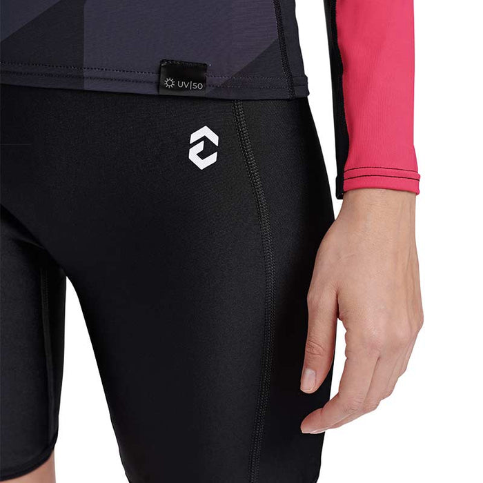 DYNAMIC NORD RG-32 RASHGUARD LONG SLEEVE WOMEN BLACK/PURPLE