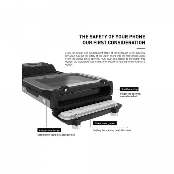 DIVEVOLK SeaTouch 4 MAX PLUS Underwater Housing