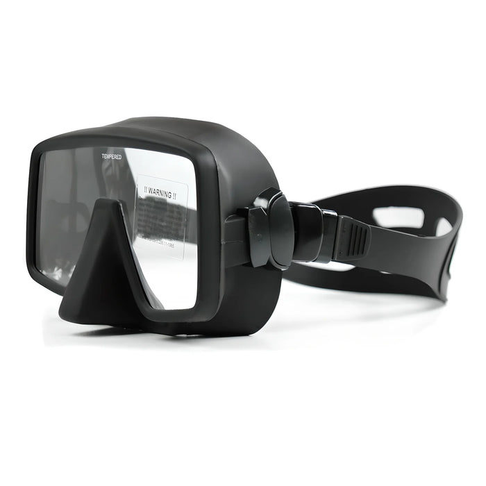 Tecline -  Mask Frameless Classic Silicone matt - Black