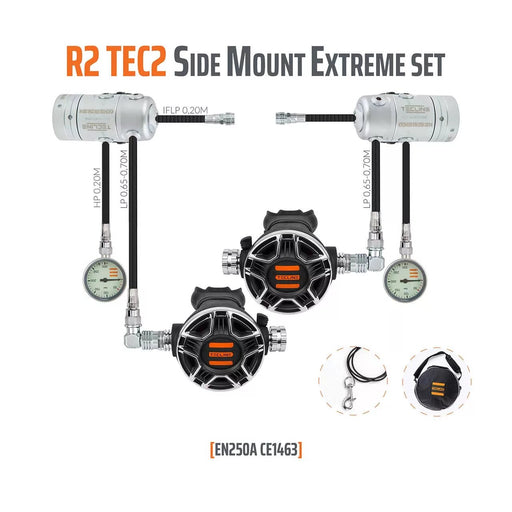 Tecline Regulator R2 TEC2 Side Mount Extreme Set - divecampus