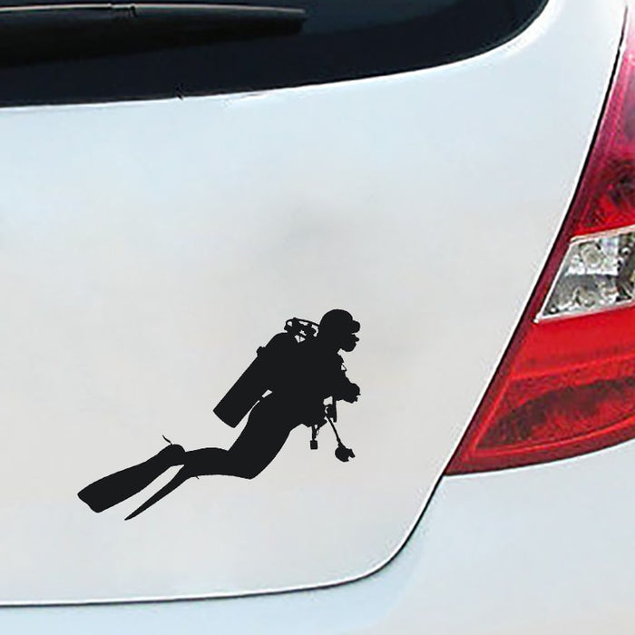Diver Guy Decal Sticker