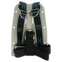 Halcyon Aluminum Hardcoated Backplate With Harness - divecampus