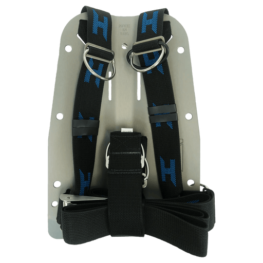 Halcyon Aluminum Hardcoated Backplate With Harness - divecampus