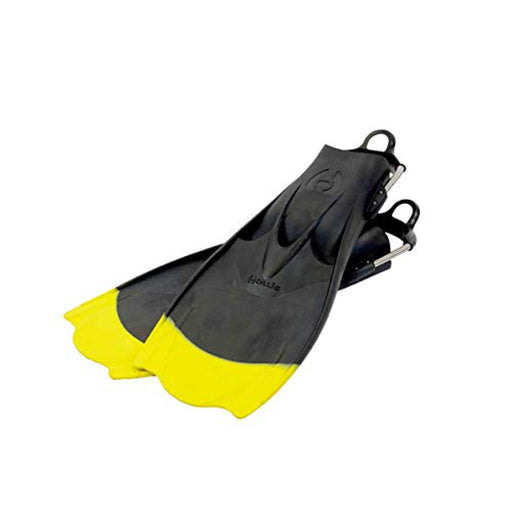 Hollis F-1 Tip Open Heel Diving Fins, Yellow - divecampus