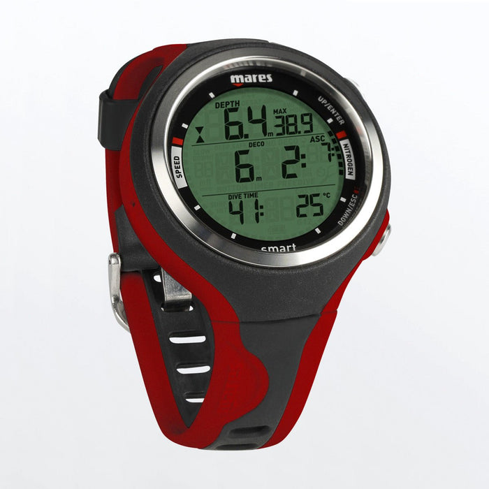 Mares Dive Computer Smart Watch, Black/Red - divecampus
