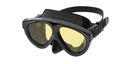 Riffe Mask Mantis 5 Amber Lens Black