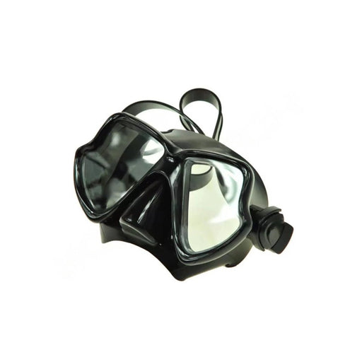 Tecline Mask Orka, Black Silicone, Black Frame - divecampus